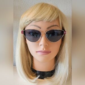 Max & Co. Italian Made Stylish Gold and Pink Sunglasses